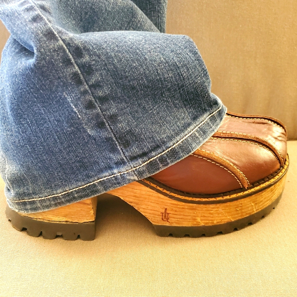 Vintage London Underground platform booties